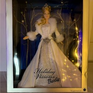 Barbie Holiday Visions Doll in Sparkling White and Silver